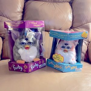 Original Furby and Baby Furby in the box - Never used